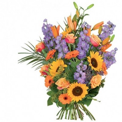 Photo du bouquet de fleurs honores