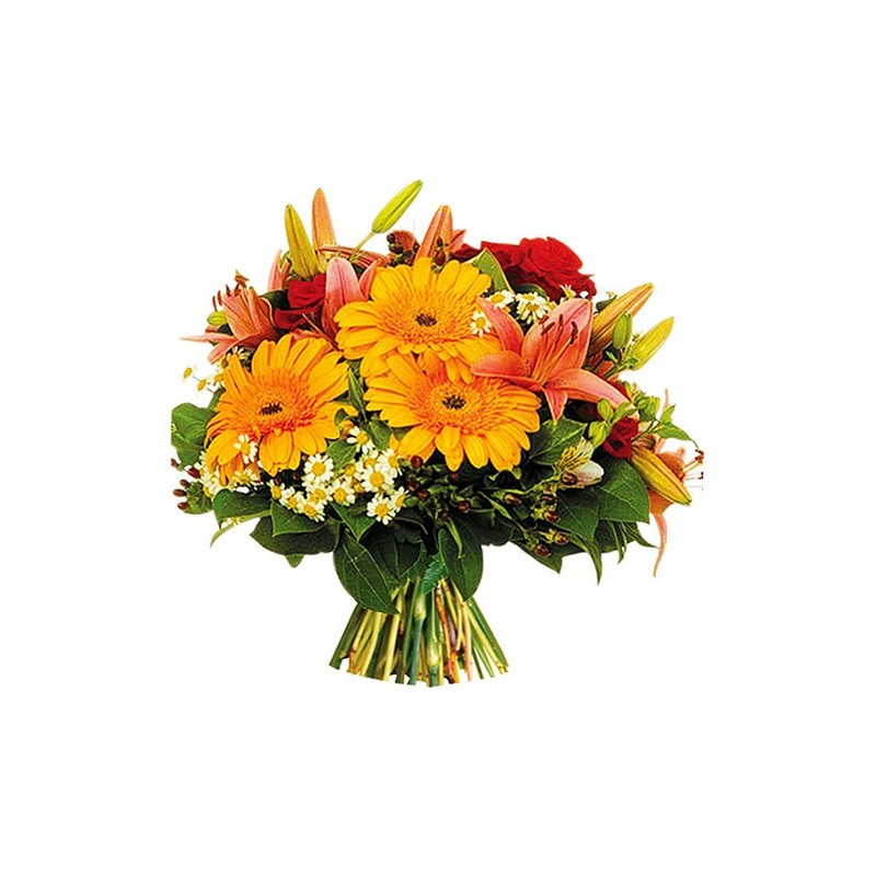 Photo du bouquet de fleurs adeoum