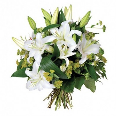 Photo du bouquet de fleurs aquia