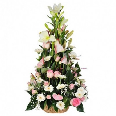 composition florale enterrement Agate