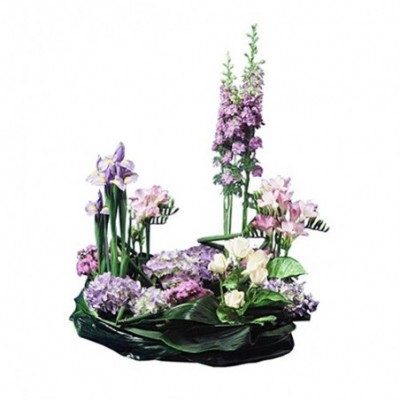 composition florale enterrement Hommage