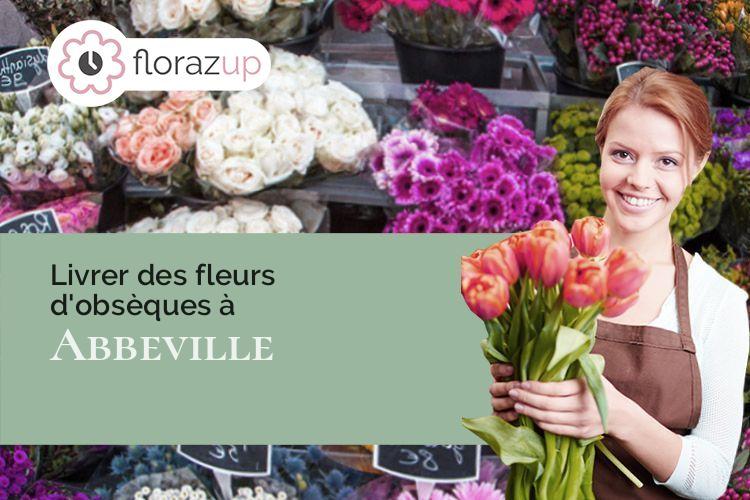 bouquets de fleurs pour des obsèques à Abbeville (Somme/80132)