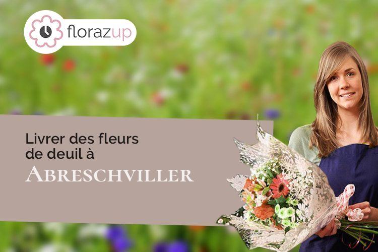 compositions de fleurs pour des obsèques à Abreschviller (Moselle/57560)