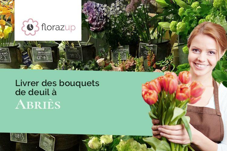gerbes de fleurs pour des obsèques à Abriès (Hautes-Alpes/05460)