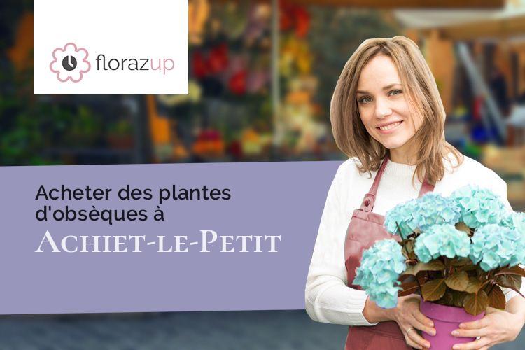 coeurs de fleurs pour des funérailles à Achiet-le-Petit (Pas-de-Calais/62121)