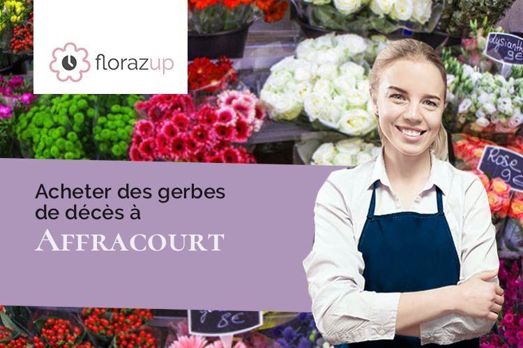 coupes de fleurs pour un enterrement à Affracourt (Meurthe-et-Moselle/54740)