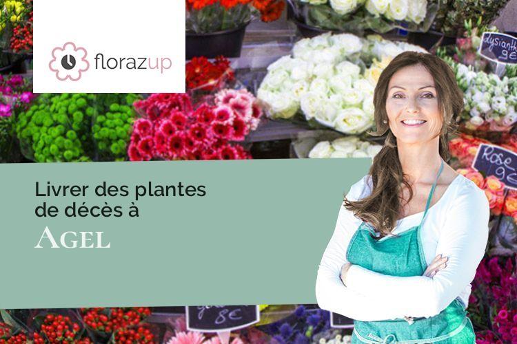 compositions florales pour une crémation à Agel (Hérault/34210)