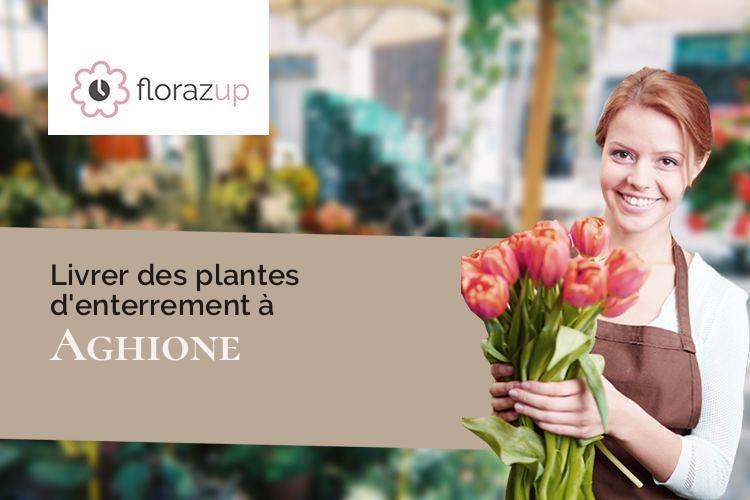 compositions florales pour un décès à Aghione (Corse/20270)