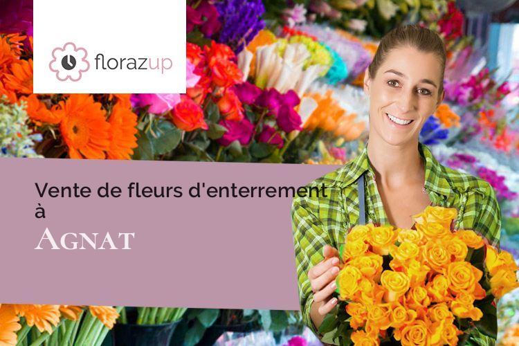 gerbes de fleurs pour une crémation à Agnat (Haute-Loire/43100)
