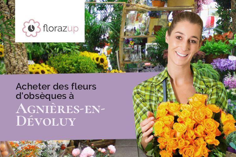 compositions de fleurs pour une crémation à Agnières-en-Dévoluy (Hautes-Alpes/05250)