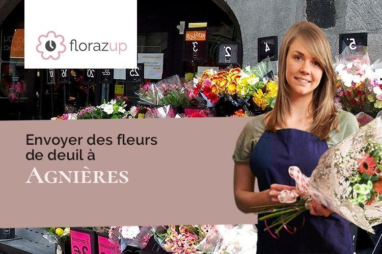 couronnes de fleurs pour une crémation à Agnières (Pas-de-Calais/62690)