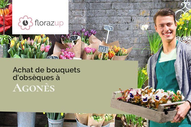 couronnes de fleurs pour un décès à Agonès (Hérault/34190)