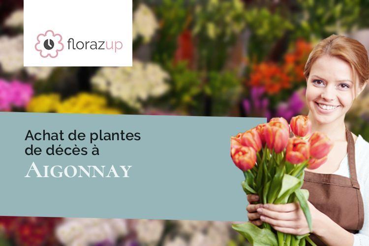 coupes de fleurs pour un enterrement à Aigonnay (Deux-Sèvres/79370)
