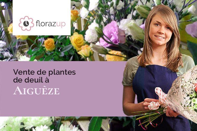 coupes de fleurs pour un décès à Aiguèze (Gard/30760)
