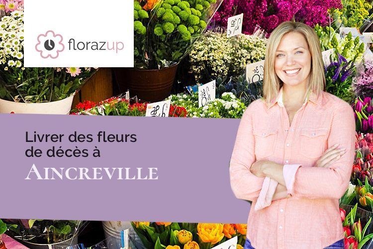 créations florales pour un enterrement à Aincreville (Meuse/55110)