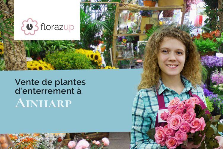 créations florales pour un enterrement à Ainharp (Pyrénées-Atlantiques/64130)