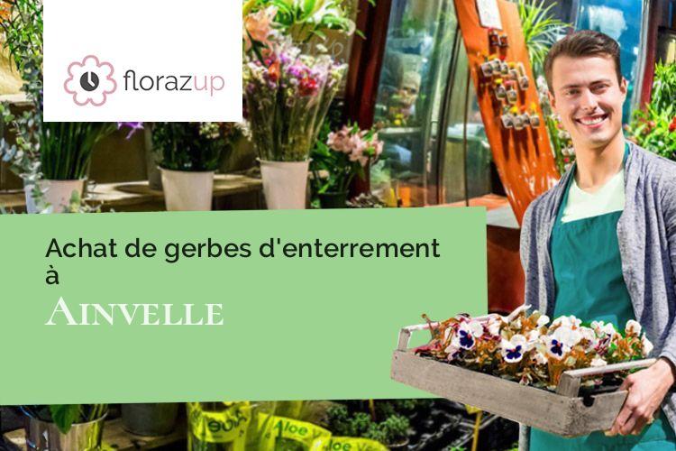 créations florales pour un décès à Ainvelle (Haute-Saône/70800)