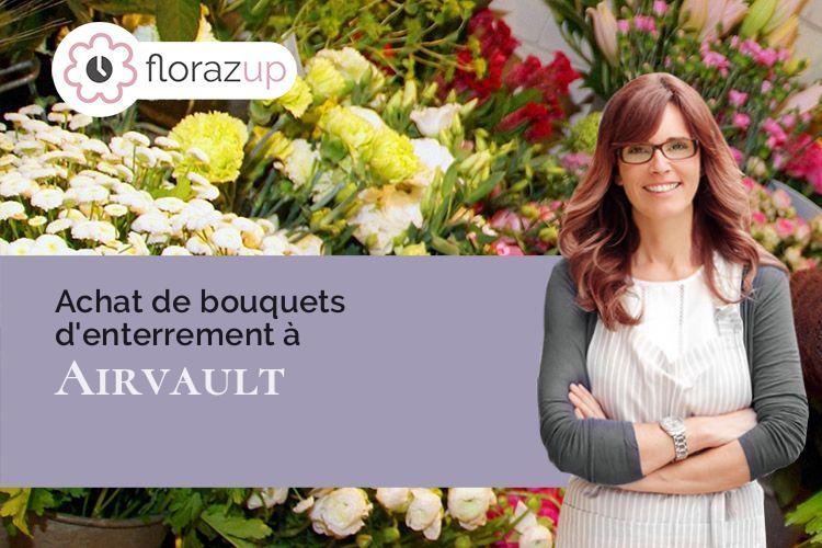 coeur de fleurs pour une crémation à Airvault (Deux-Sèvres/79600)