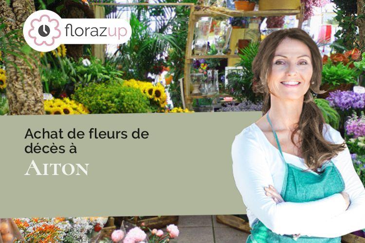 bouquets de fleurs pour un décès à Aiton (Savoie/73220)