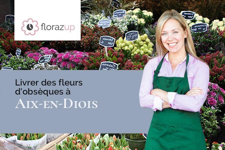 coupes de fleurs pour une crémation à Aix-en-Diois (Drôme/26150)