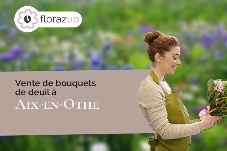 gerbes de fleurs pour des obsèques à Aix-en-Othe (Aube/10160)