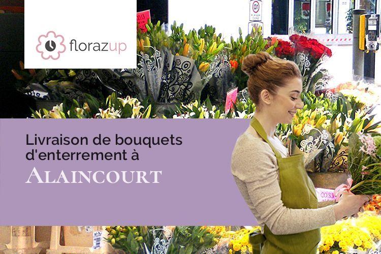compositions florales pour un deuil à Alaincourt (Aisne/02240)