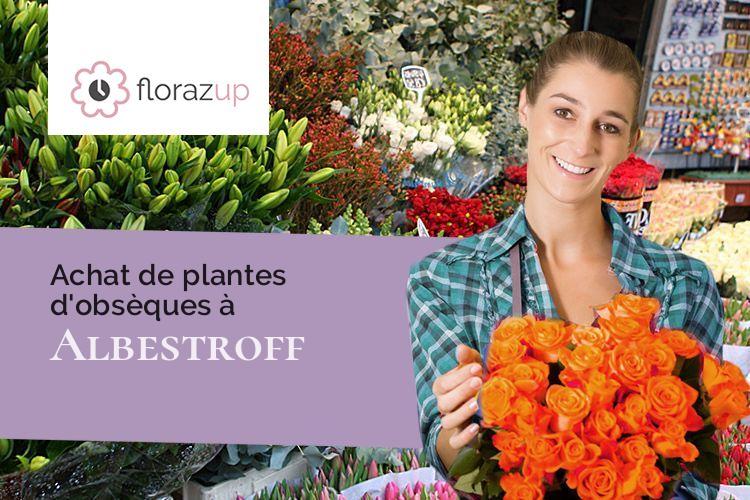 compositions de fleurs pour une crémation à Albestroff (Moselle/57670)