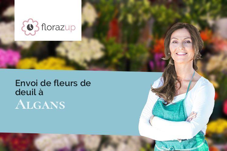 couronnes de fleurs pour une crémation à Algans (Tarn/81470)