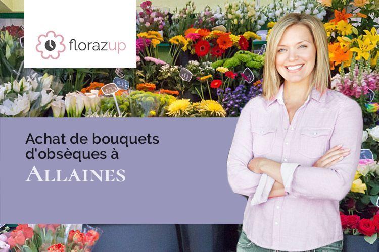 gerbes de fleurs pour une crémation à Allaines (Somme/80200)