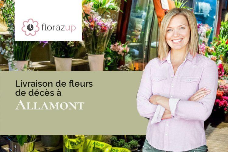 bouquets de fleurs pour un décès à Allamont (Meurthe-et-Moselle/54800)