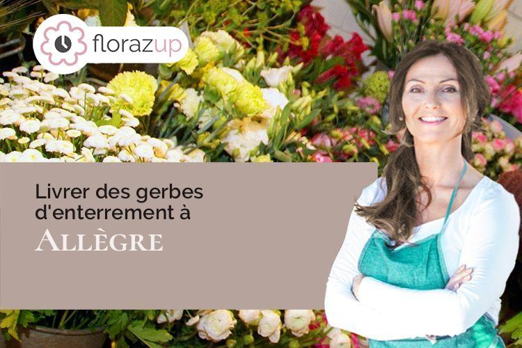 coupes de fleurs pour un deuil à Allègre (Haute-Loire/43270)