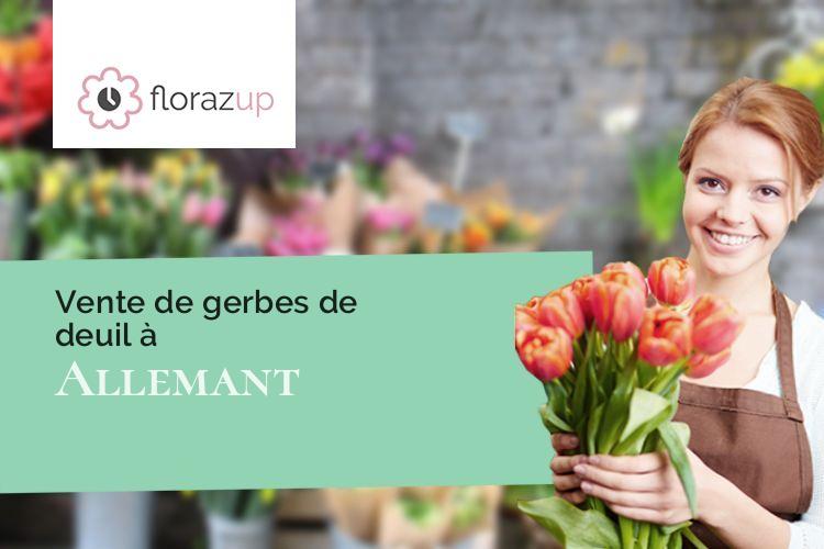 coupes de fleurs pour un enterrement à Allemant (Aisne/02320)