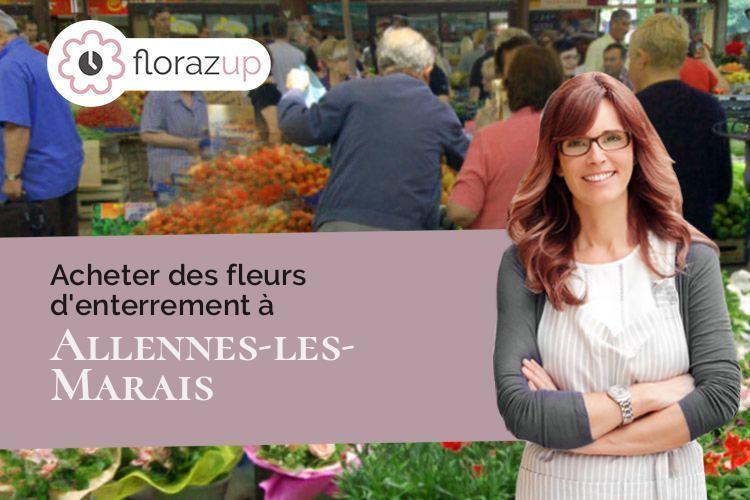 gerbes de fleurs pour un décès à Allennes-les-Marais (Nord/59251)