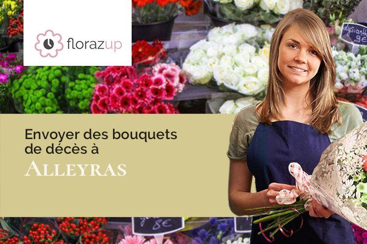 créations florales pour des obsèques à Alleyras (Haute-Loire/43580)