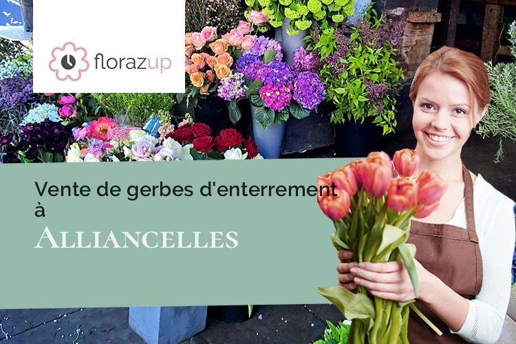 compositions de fleurs pour des obsèques à Alliancelles (Marne/51250)