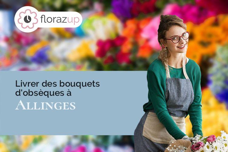 bouquets de fleurs pour des funérailles à Allinges (Haute-Savoie/74200)