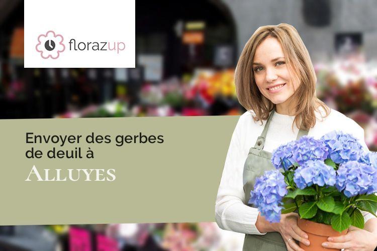 compositions florales pour des obsèques à Alluyes (Eure-et-Loir/28800)