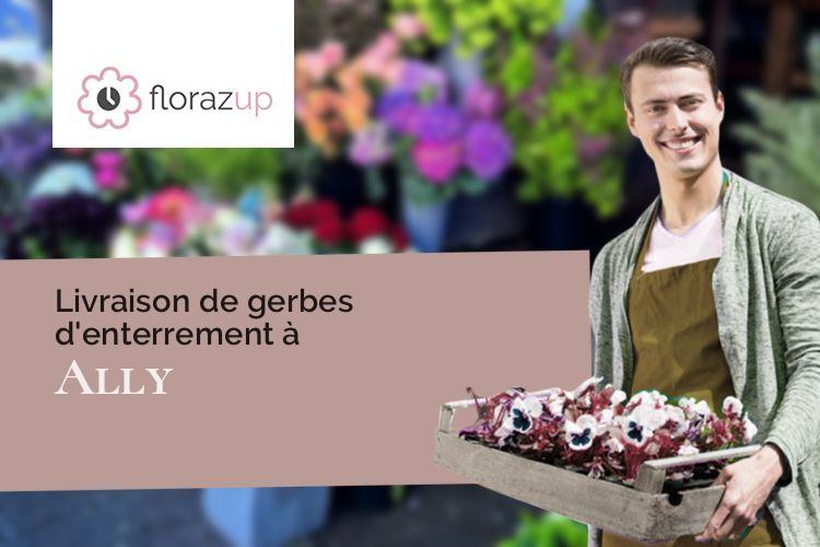 bouquets de fleurs pour un décès à Ally (Cantal/15700)