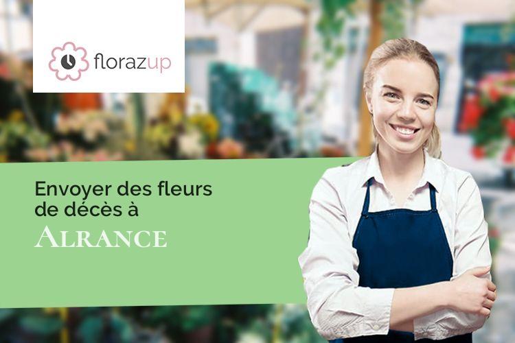 gerbes de fleurs pour un décès à Alrance (Aveyron/12430)
