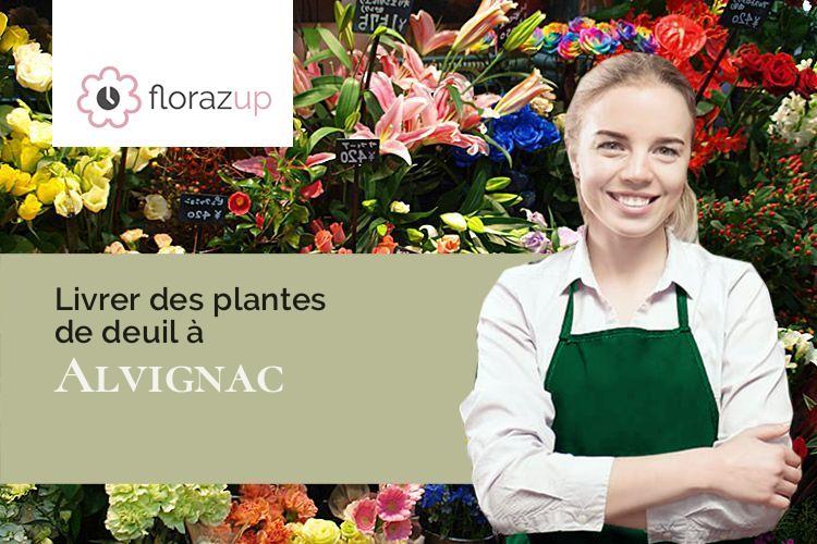 couronnes de fleurs pour une crémation à Alvignac (Lot/46500)