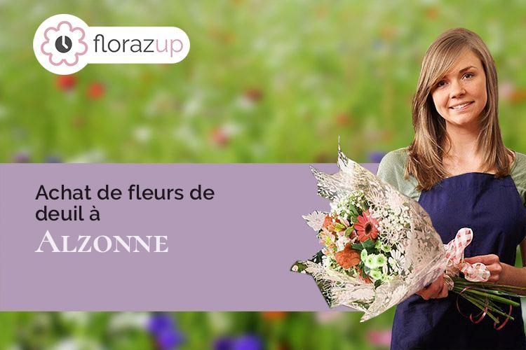 gerbes de fleurs pour un enterrement à Alzonne (Aude/11170)
