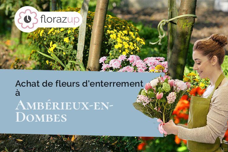 créations de fleurs pour une crémation à Ambérieux-en-Dombes (Ain/01330)