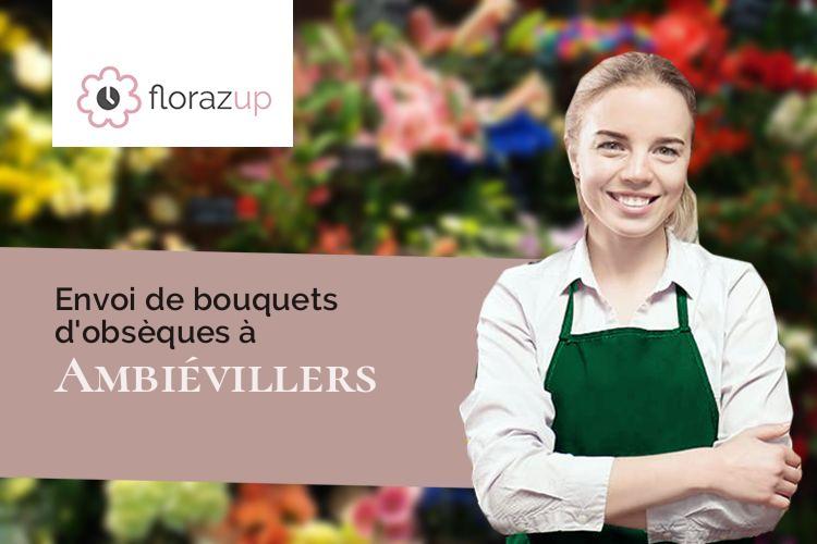 bouquets de fleurs pour un décès à Ambiévillers (Haute-Saône/70210)