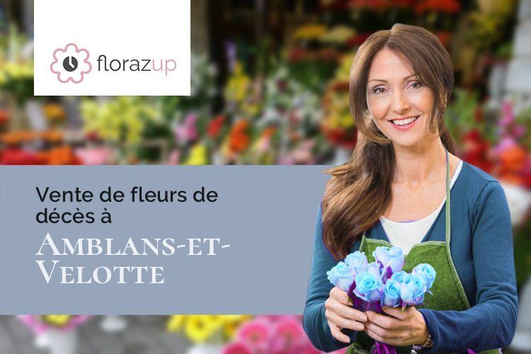 couronnes florales pour des obsèques à Amblans-et-Velotte (Haute-Saône/70200)