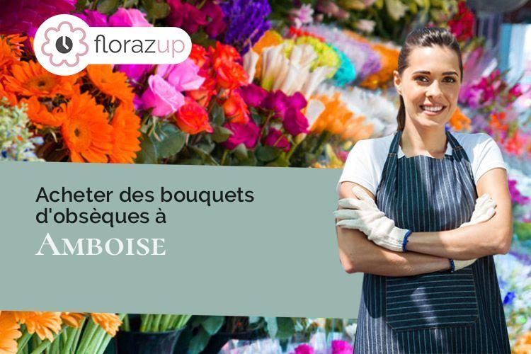 créations florales pour un enterrement à Amboise (Indre-et-Loire/37530)