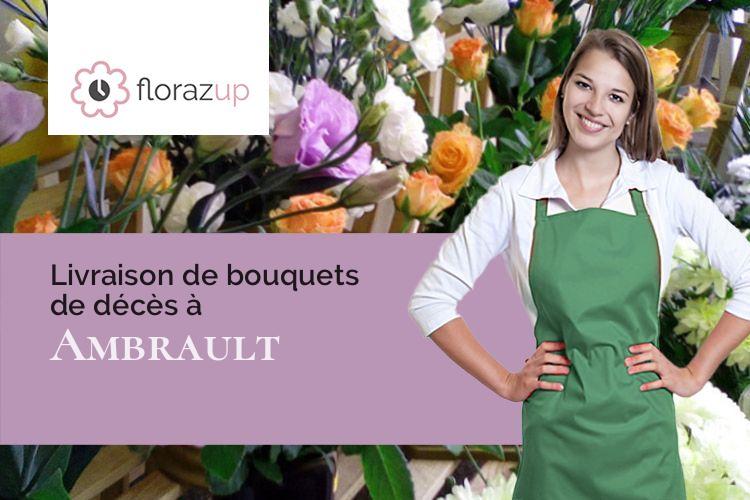 bouquets de fleurs pour des funérailles à Ambrault (Indre/36120)