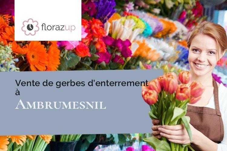 gerbes de fleurs pour une crémation à Ambrumesnil (Seine-Maritime/76550)
