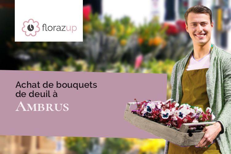 fleurs deuil pour des obsèques à Ambrus (Lot-et-Garonne/47160)