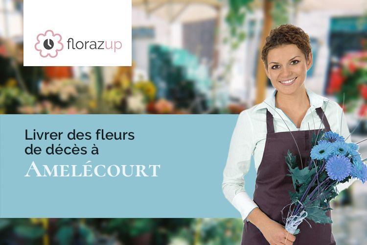 coupes de fleurs pour un décès à Amelécourt (Moselle/57170)