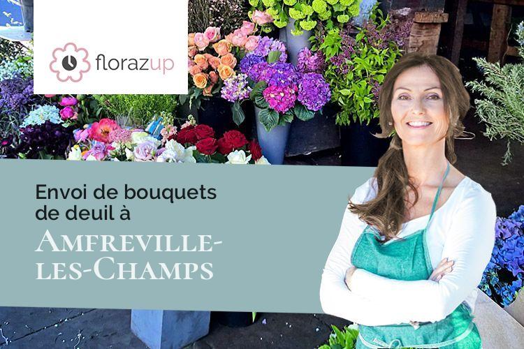 gerbes de fleurs pour un décès à Amfreville-les-Champs (Eure/27380)